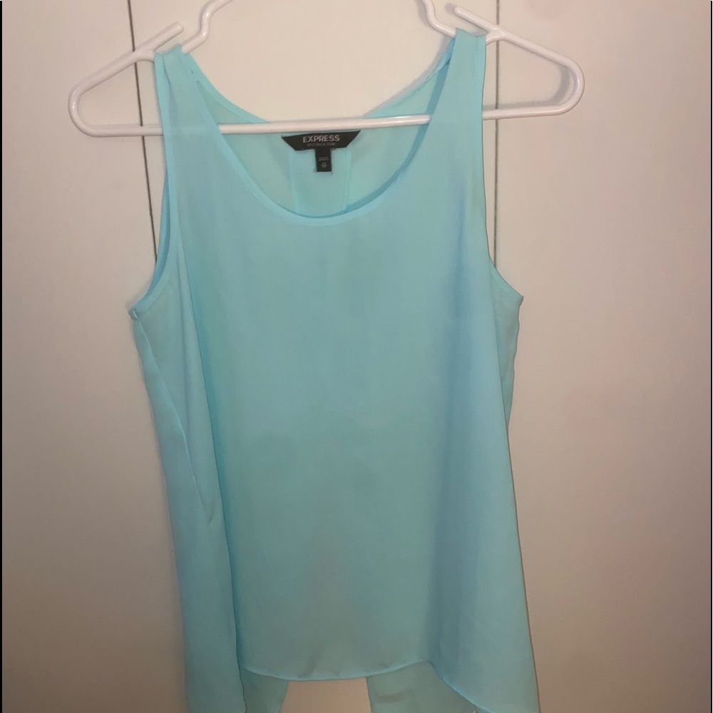 Sky blue express dress tee
